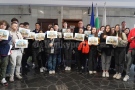 Кметът на Видин д-р Цветан Ценков се срещна с ученици от ЧСУ „Роналд Лаудер“ – гр. София