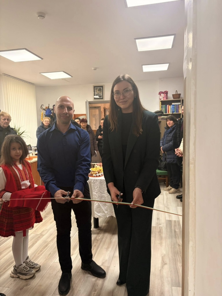 Читалището в село Костелево вече разполага с модерен дигитален клуб