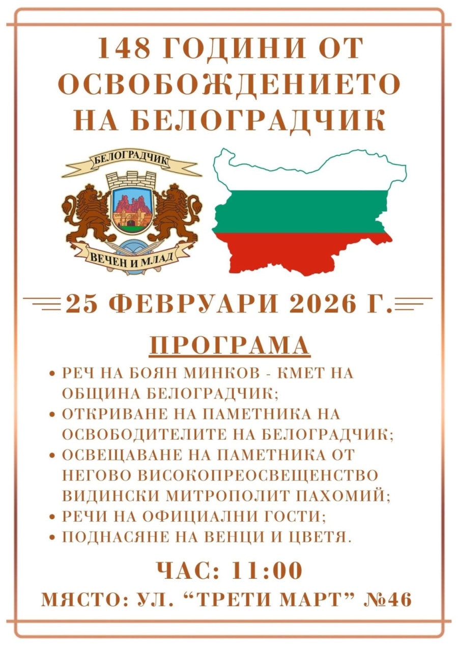 В Белоградчик откриват паметник на Освободителите на града