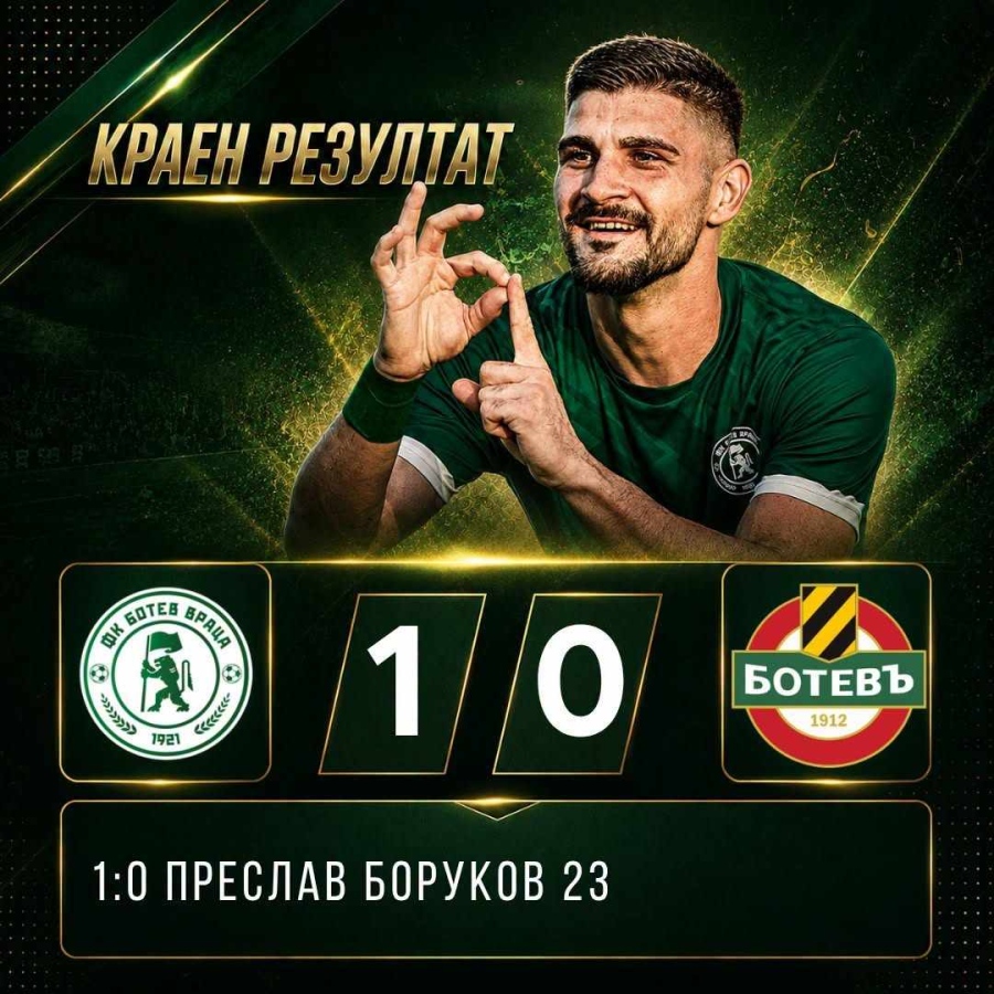 Ботев Враца прекърши \