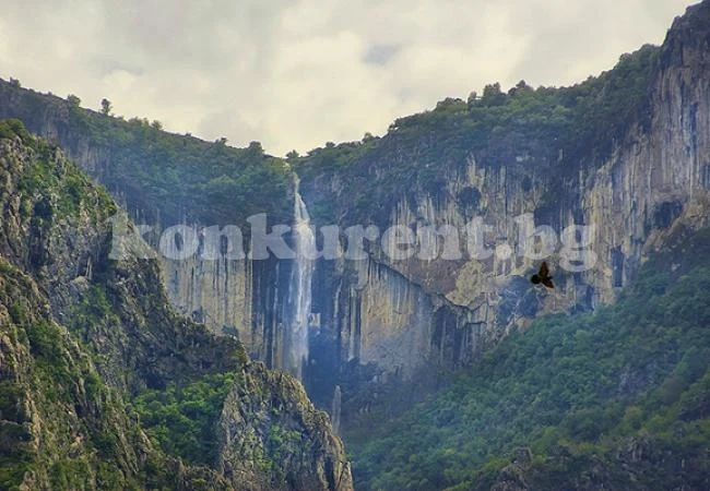 Деца се изкачиха до водопада Скакля