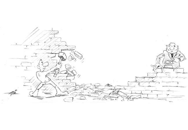 The Wall vs. the wall