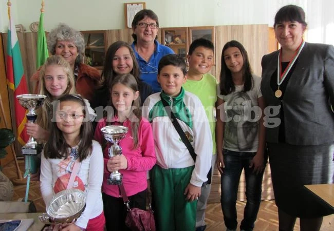 Шампиони благодариха на кмет за подкрепата