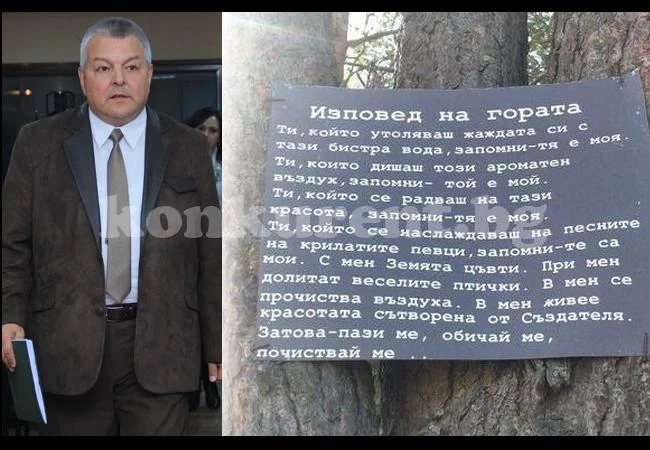 В памет на Юри Миков нарекоха табела в гората