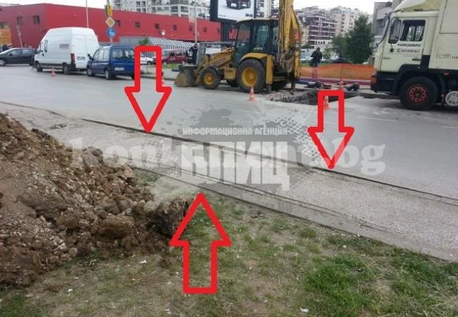 Скъсан газопровод паникьоса софиянци