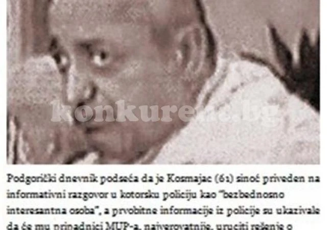 Арестуваха наркобос №1 на Балканите - Драгослав Космаяц