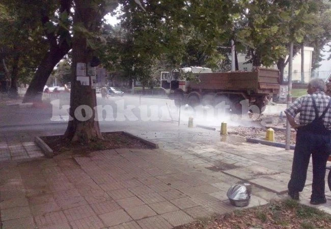 Авария на водопровод на централен булевард във Враца