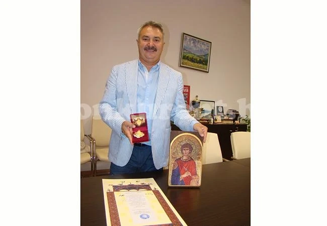 Златко Живков с почетен знак за дарителство
