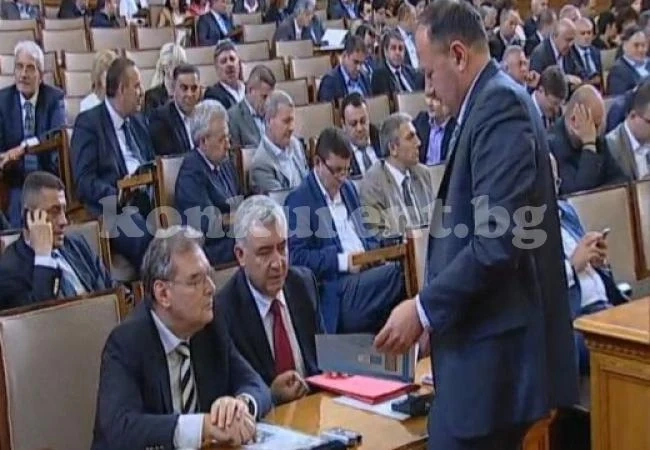Стълпотворение в парламента