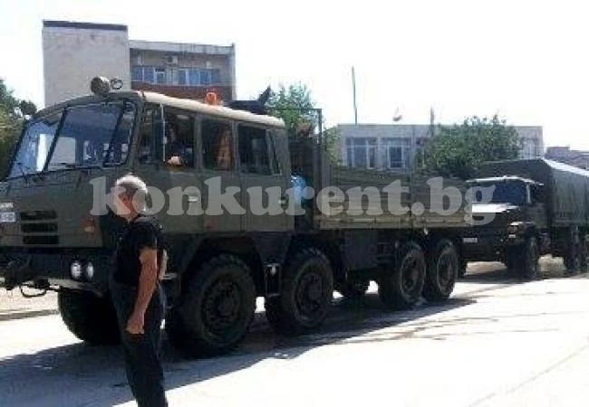 Военна техника е пристигнала в Мизия