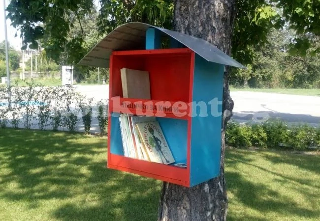 Направиха къщичка за книги в \