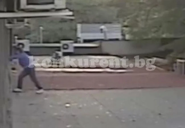Крадец пи кафе по време на обир в Пловдив