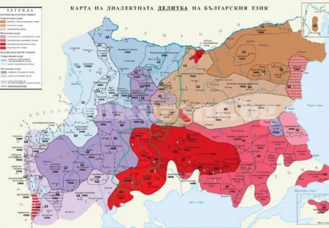 Вижте актуалната карта на българските диалекти