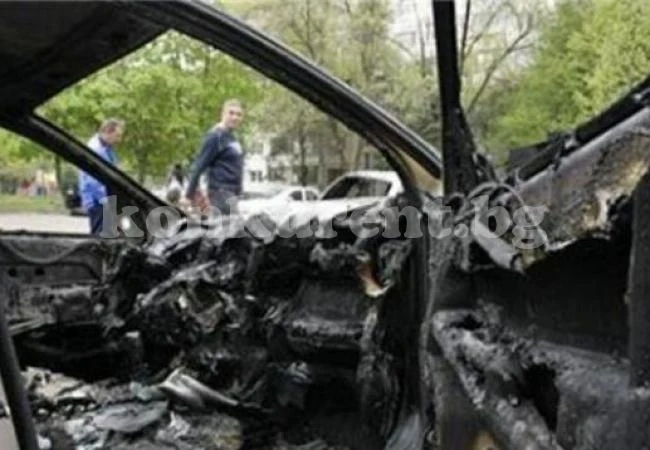 Запалената кола в Монтана е на бизнесмен
