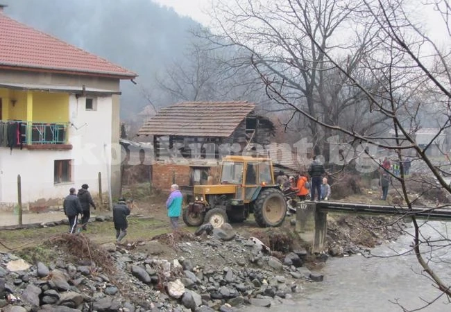 Садят тополи за укрепване на брега на Берковска река