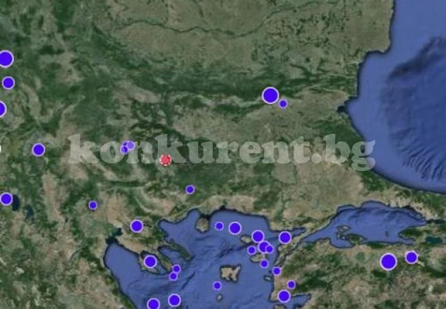 Трус с магнитут 2.9 в Благоевградско