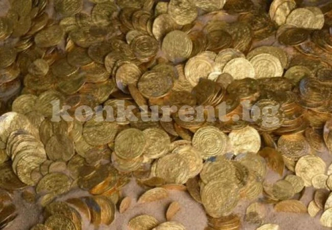 Откриха 9 кг златни монети на 1000 години