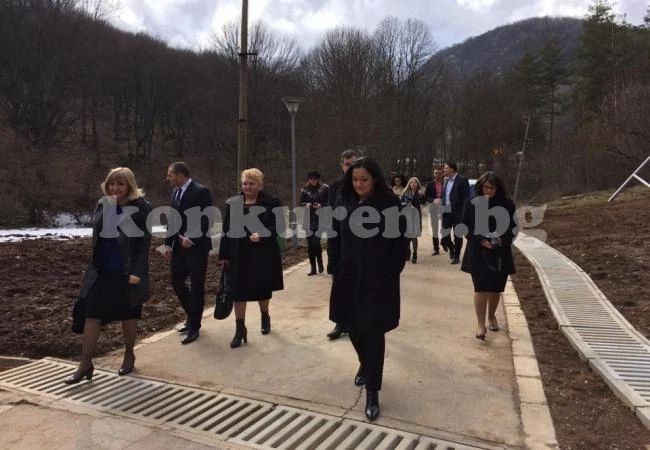 Лиляна Павлова видя парк „Леденика“