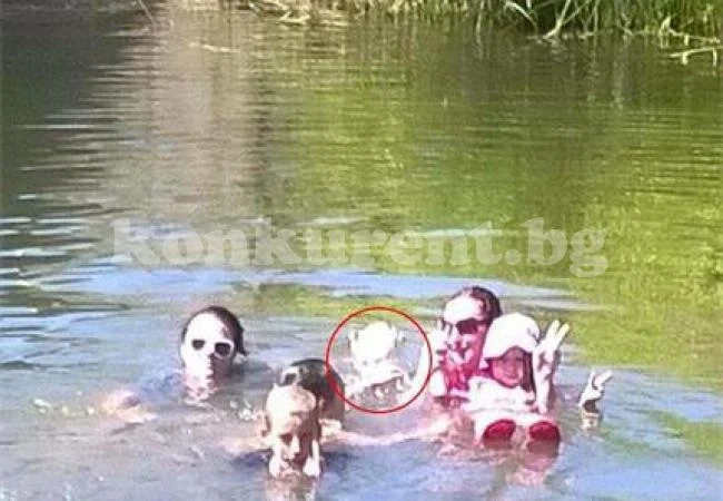 Призрак на удавено дете се снима с плуващи
