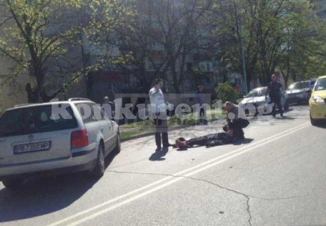 Претрепаха моторист в Пловдив