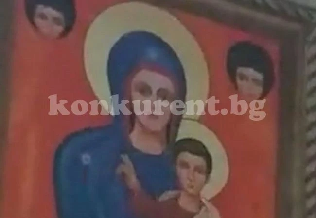 Икона на Пресвета Богородица се моли заедно с миряни (ВИДЕО)