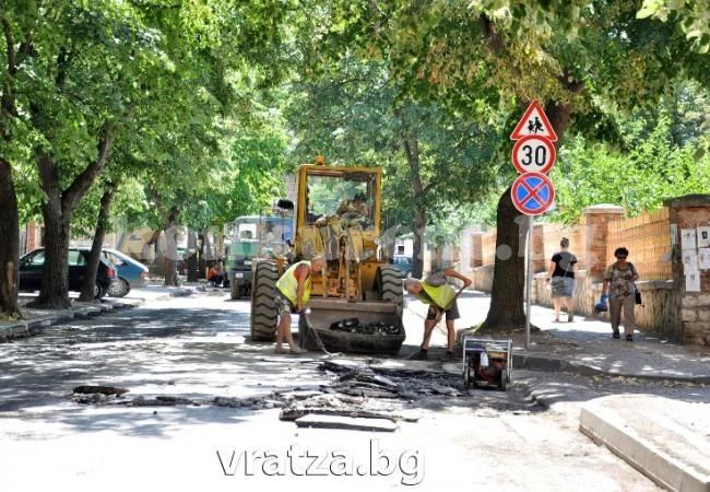 Ремонтът на улиците във Враца върви по график
