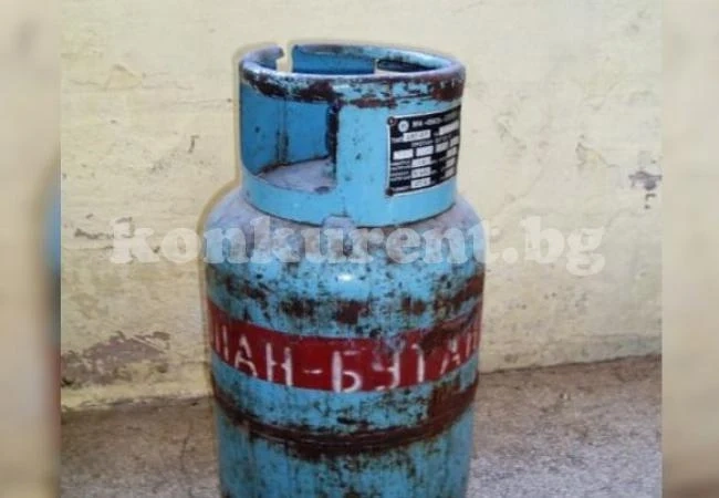 Мъж пострада при взрив на газова бутилка