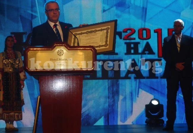 Връчиха приз „Кмет на годината” на Николай Иванов