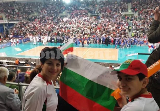 Десислава Атанасова подкрепи националите в „Арена Армеец”