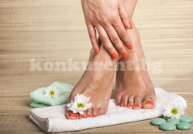 Мека кожа на ръцете и краката с продукти от кухнята
