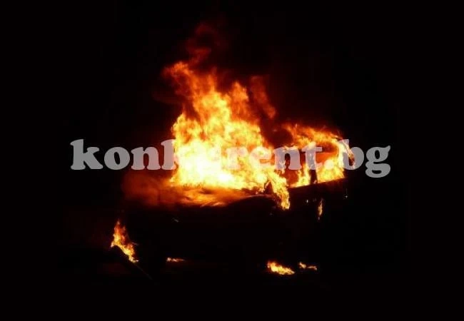 Горя камион в Голямо Бабино