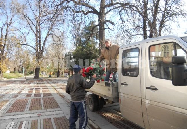 Свалиха изкуствените цветя във Видин