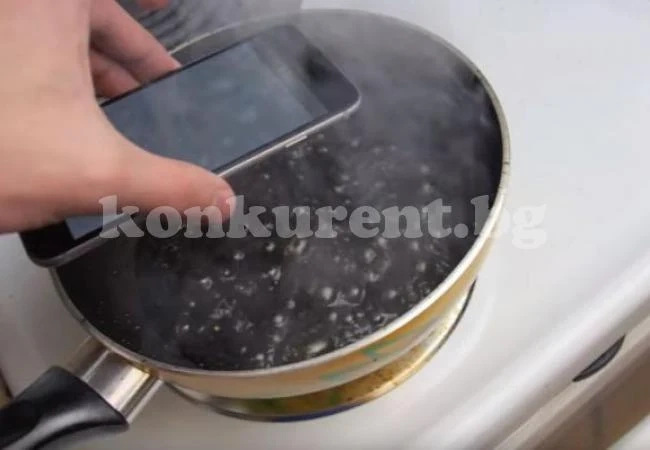 Какво става като изпържиш нов айфон в кола (ВИДЕО)