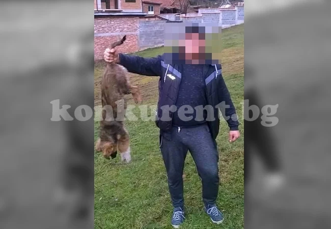 Снимка на мъж с убито куче „взриви” фейсбук