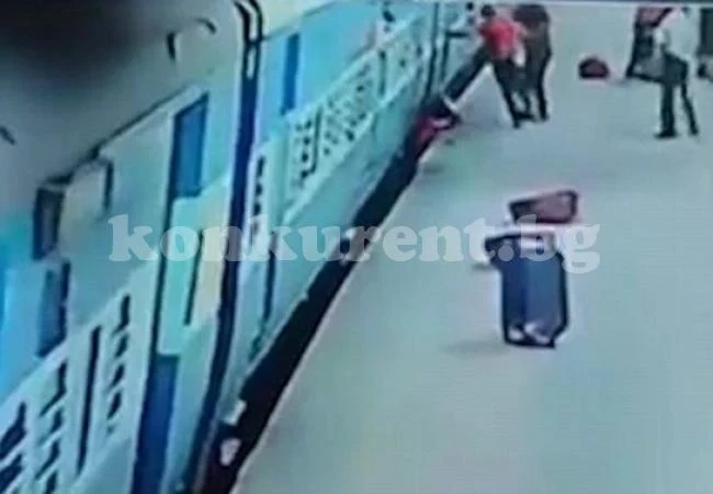 Влак закачи жена и я сдъвка до смърт (ВИДЕО 18+)