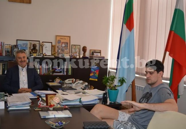 Златко Живков посрещна капитана на волейболните национали