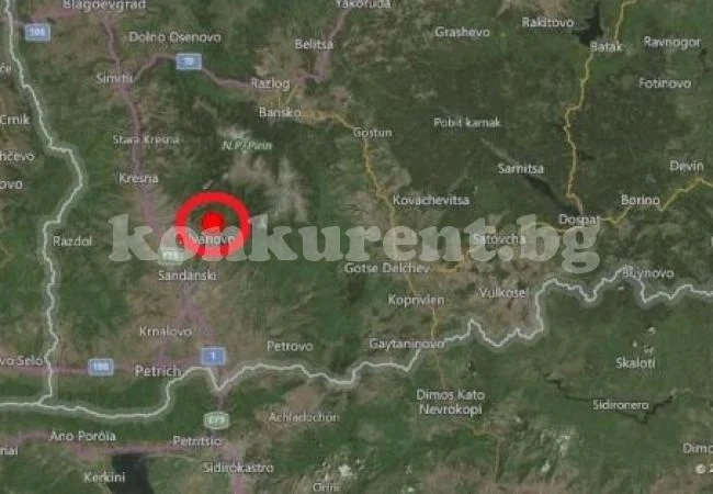 Силно земетресение в Сандански, усетено е и в София