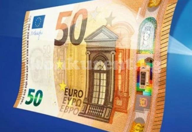 Новото 50 евро вече и на кирилица