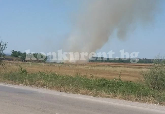 Пожар лумна край Враца