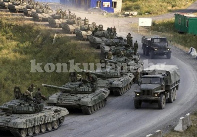 Военна техника минава през Враца