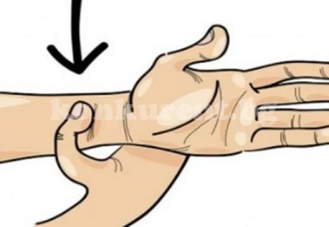Всеки път, когато почувствам убийствено напрежение, натискам тази точка на ръката ми и ме отпуска за секунди