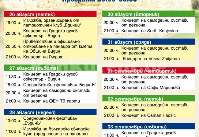 Дарителски жестове на участници във Видинския панаир