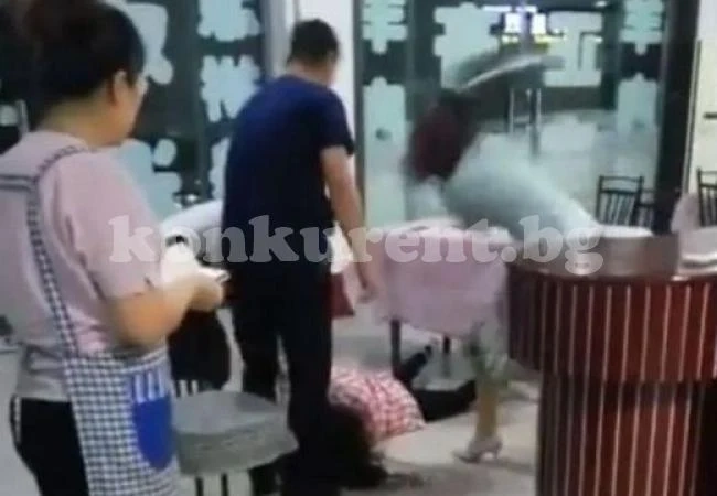 Две разярени жени разпердушиниха в ресторант любовницата на съпрузите им