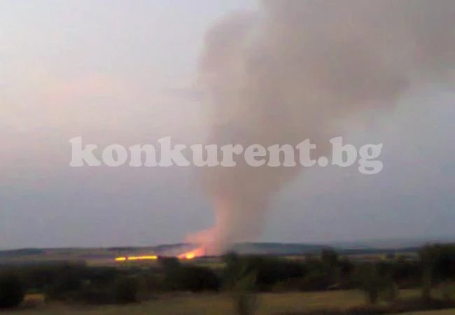 Пожар вилня край монтанско село