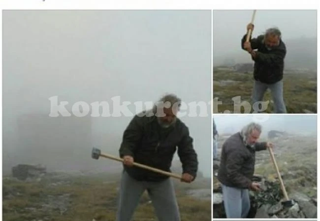 Срам! Мъжът, разбил с кирка български паметник в Македония, бил журналист