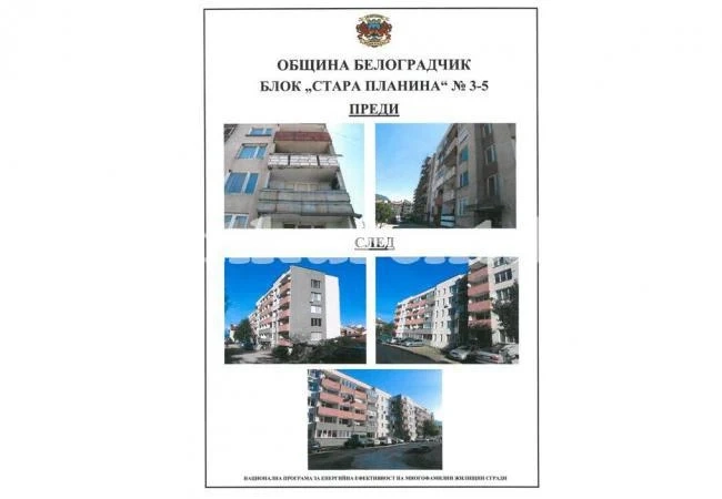 Отлагат откриването на санираните блокове в Белоградчик