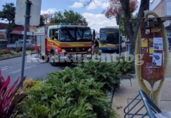Пътник заля с бензин и подпали шофьор на автобус