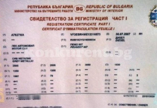 Намериха 23 свидетелства за регистриране на коли при обиск в къща