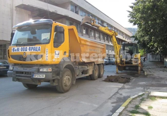 Авария оставя част от Враца без вода тази нощ!