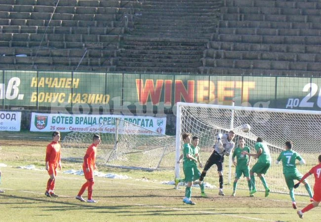 Ботев издържа срещу ЦСКА едно полувреме при U19